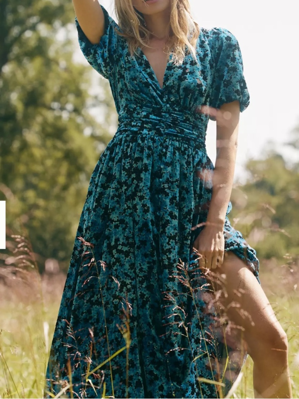 Anthropologie The Katerina Button-Front
Dress: Velvet Edition